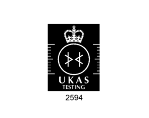 UKAS Accredited Testing logo